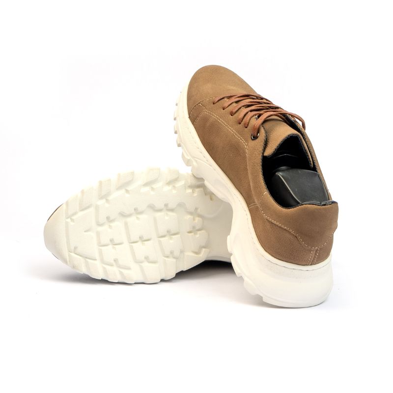 Basket Homme 021 - Nubuck Tabac