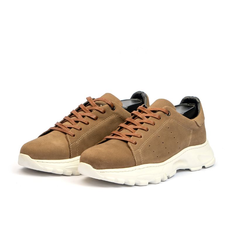Basket Homme 021 - Nubuck Tabac