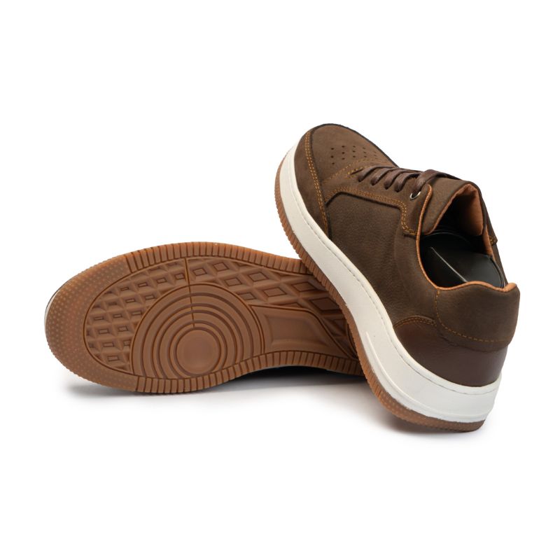 Basket Homme 009 - Cuir Marron