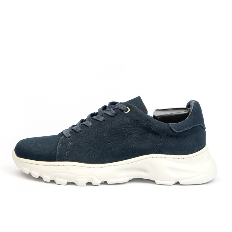 Basket Homme 021 - Nubuck Bleu