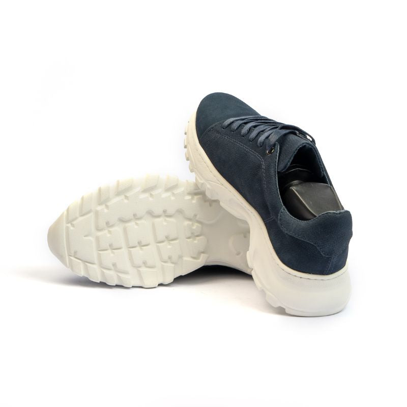 Basket Homme 021 - Nubuck Bleu