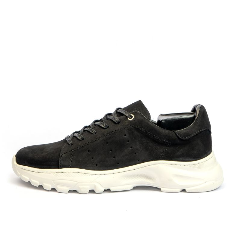 Basket Homme 021 - Nubuck Noir