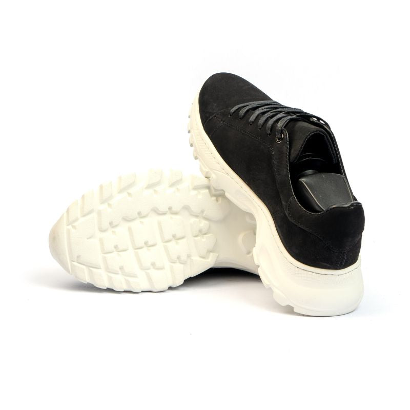 Basket Homme 021 - Nubuck Noir