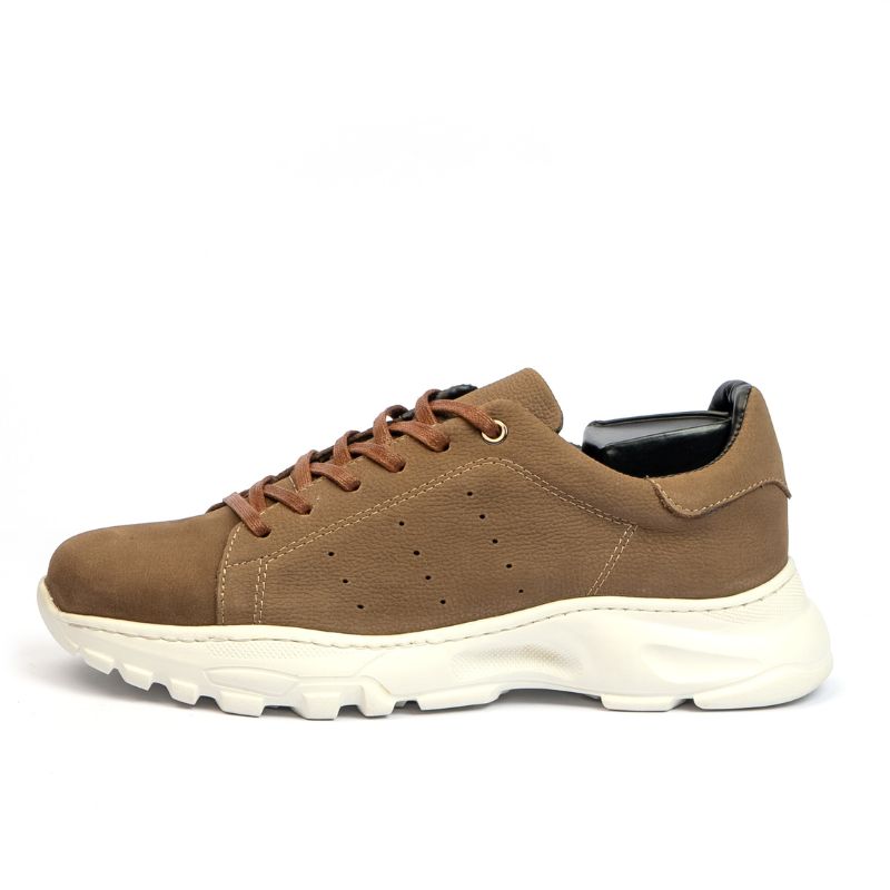Basket Homme 021 - Nubuck Tabac