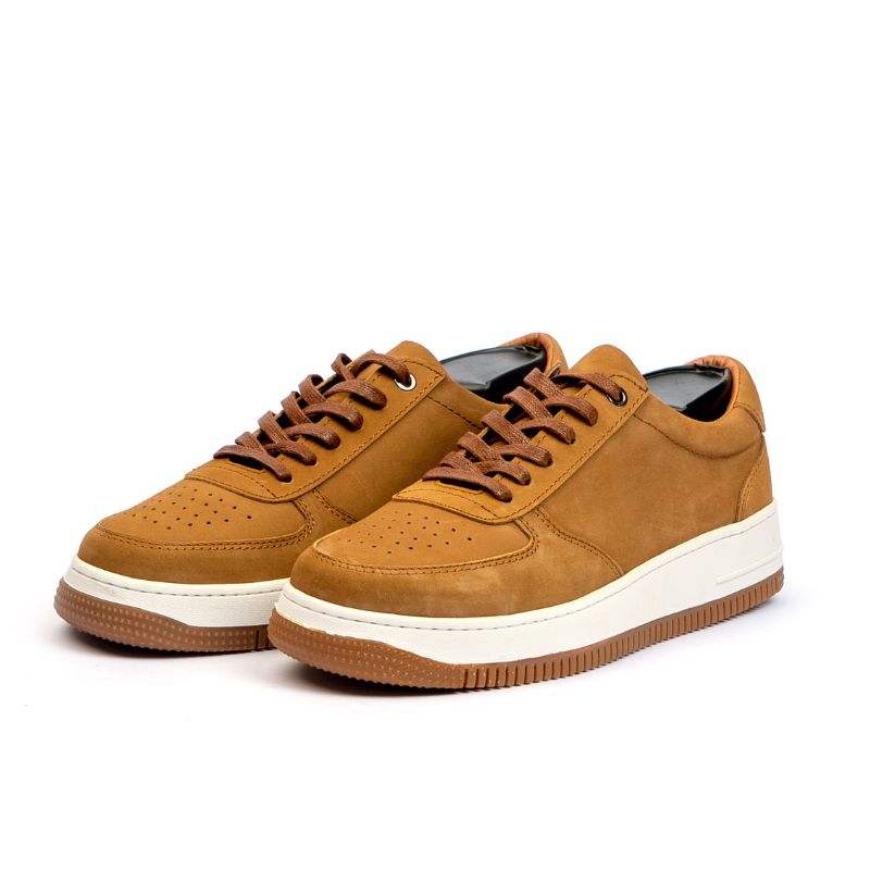Basket Homme 005 - Nubuck Tabac