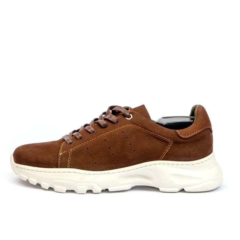 Basket Homme 021 - Nubuck Marron