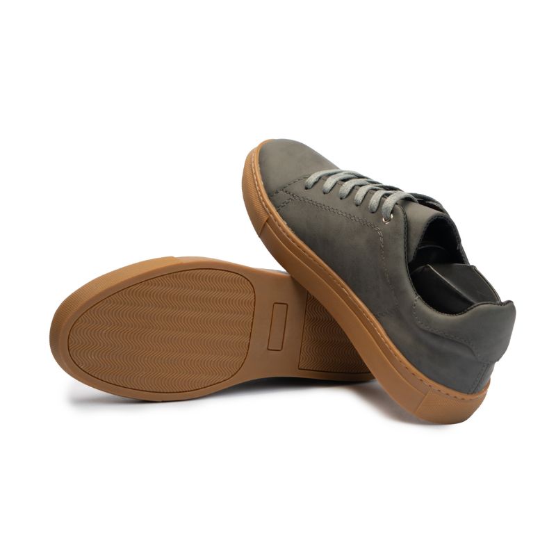Basket Homme 006 - Nubuck Gris - ST