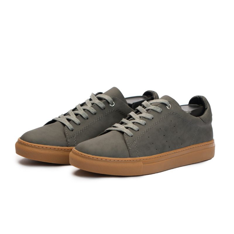 Basket Homme 006 - Nubuck Gris - ST