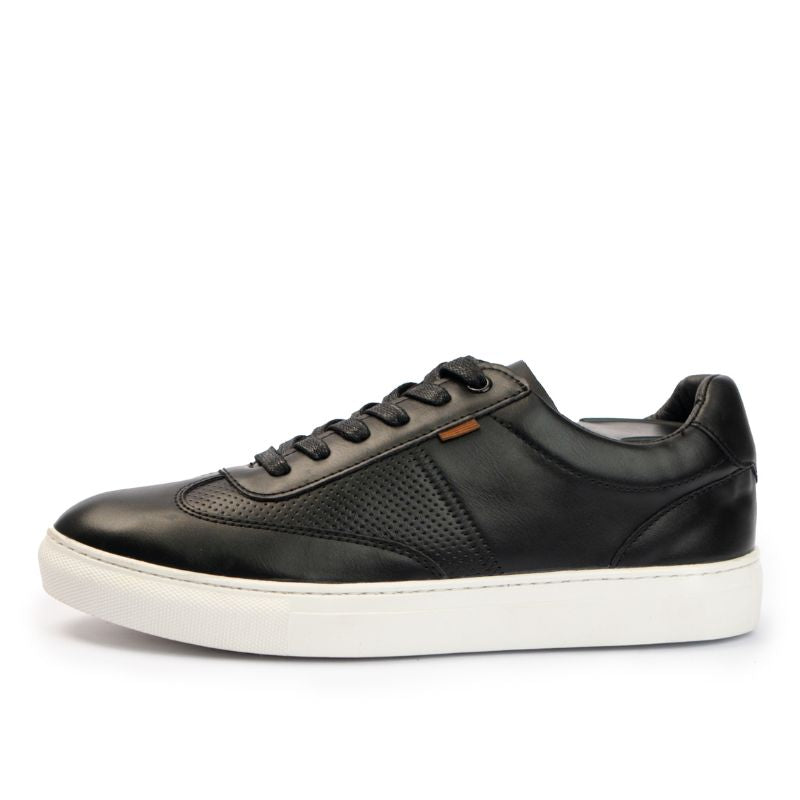 Basket Homme 007- Cuir Noir - SB