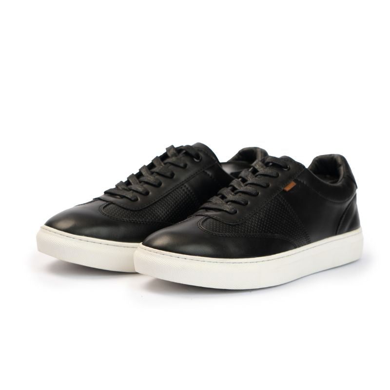 Basket Homme 007- Cuir Noir - SB