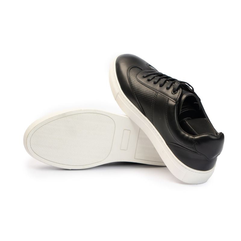 Basket Homme 007- Cuir Noir - SB