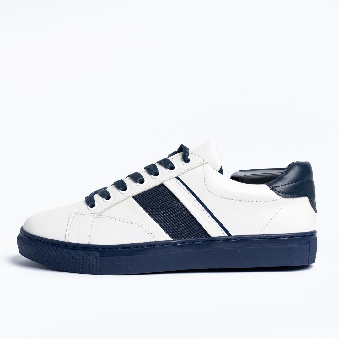 Basket Homme 004 - Cuir Blanc