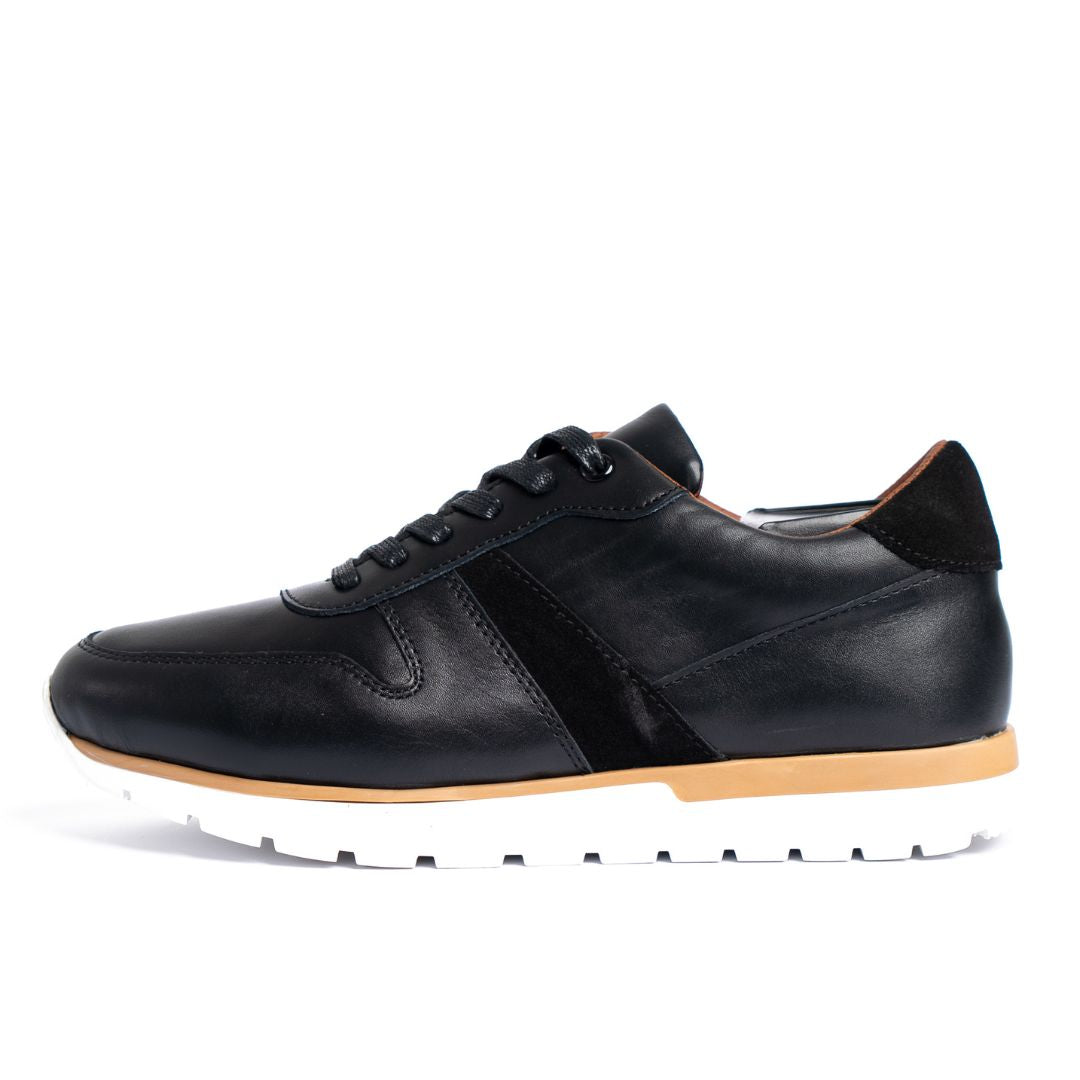 Basket Homme 012 - Cuir Noir