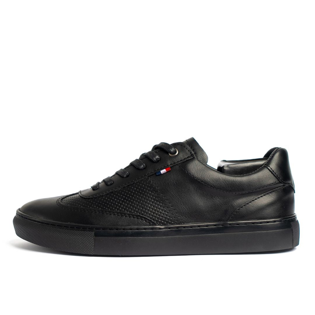 Basket Homme 007 - Cuir Noir