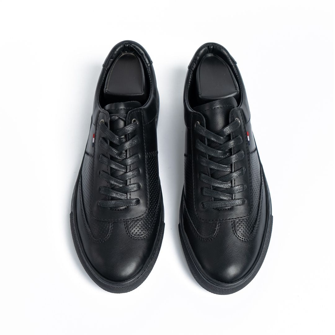 Basket Homme 007 - Cuir Noir