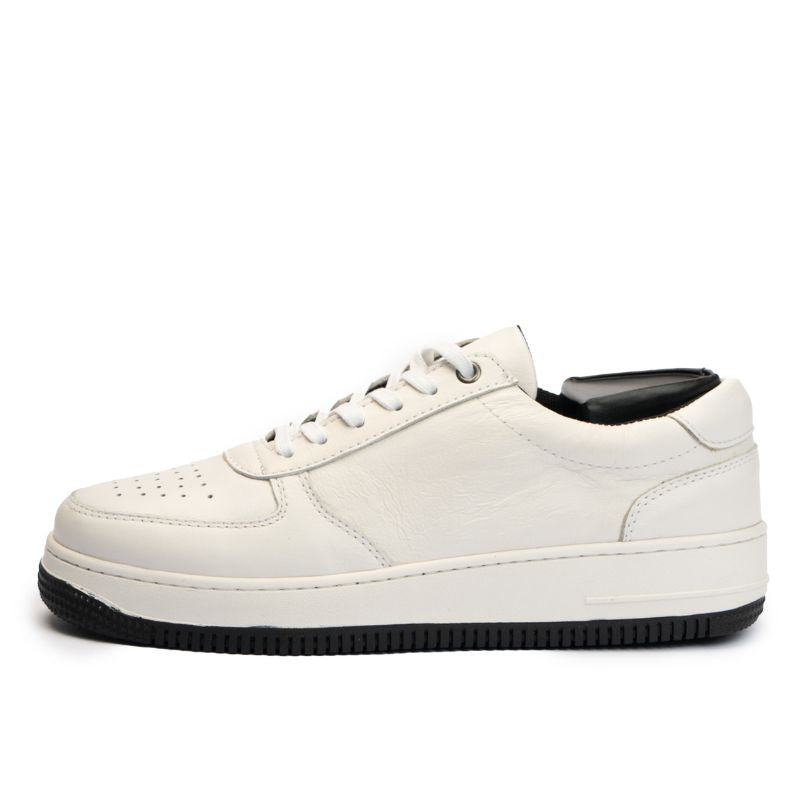 Basket Homme 005 - Cuir Blanc
