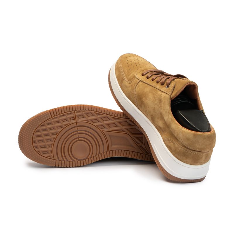 Basket Homme 005 - Nubuck Tabac Claire
