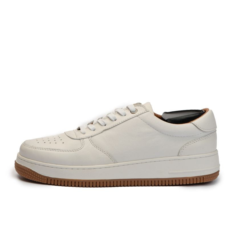 Basket Homme 005 - Cuir Blanc - ST