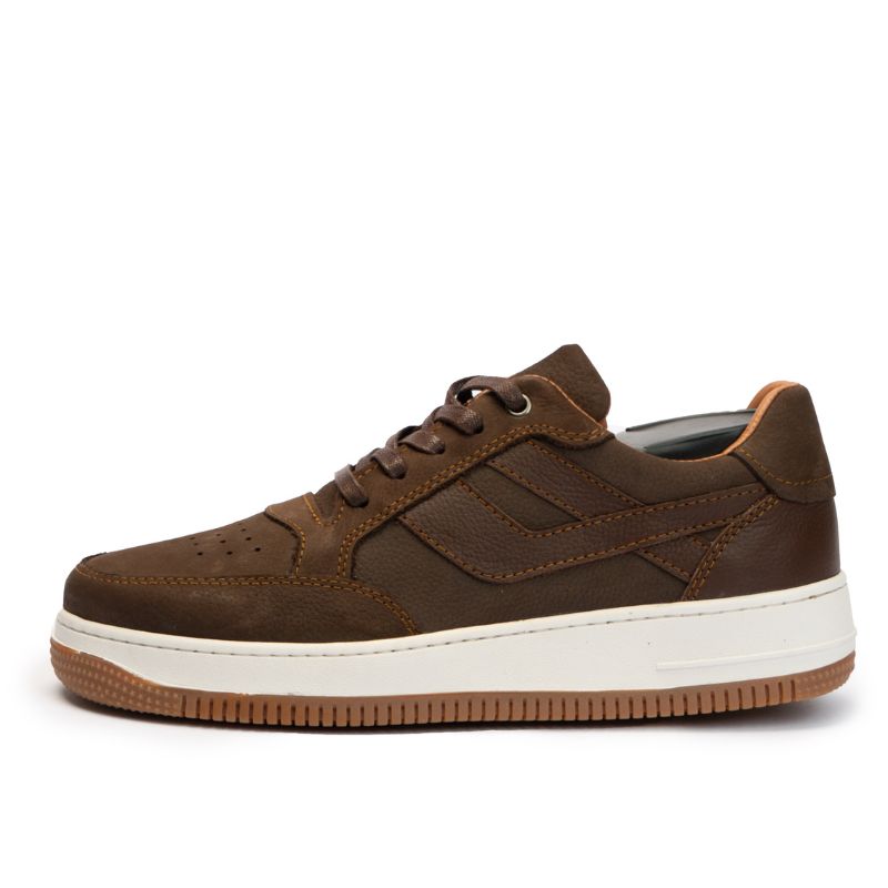 Basket Homme 009 - Cuir Marron