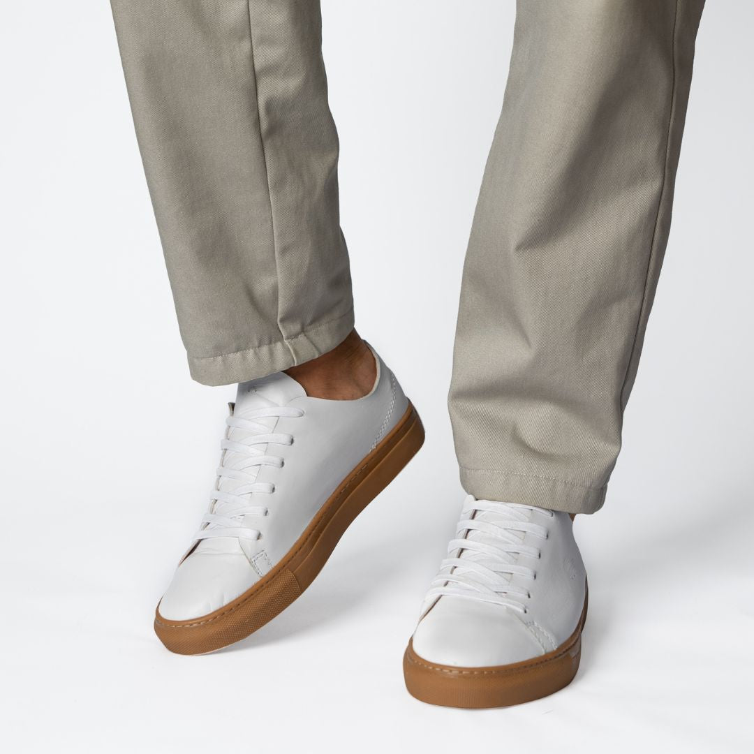 L@coste simple - Cuir Blanc - ST